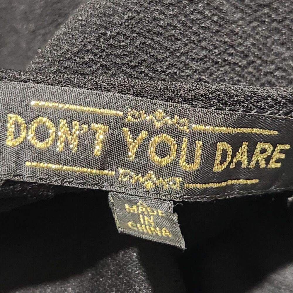 Don't You Dare Dress Size Small Black Stretch Adjustable Straps. New - Picture 12 of 14